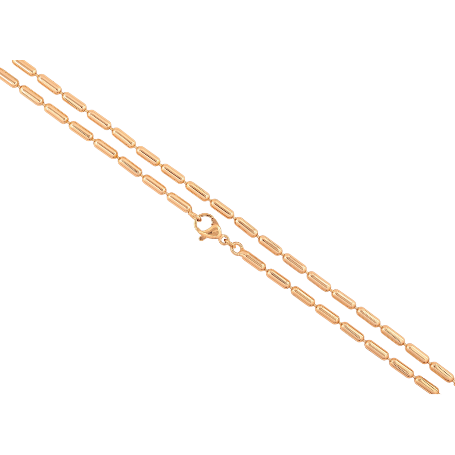 Цепочка Xuping Позолота 18K Плетение Перлина длинна 45см х 2,5мм фото №1