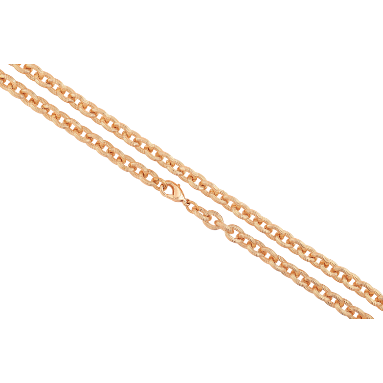 Ланцюжок Xuping M&L Колір 18К «Плетіння Якірне з візерунком» довжина 50см х 6мм фото №1