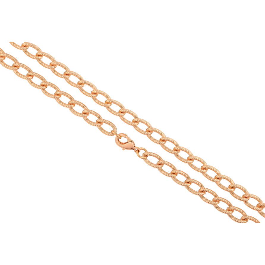 Цепочка Xuping M&L Цвет 18К Плетение Панцирное с узором длина 51см х 7мм фото №1