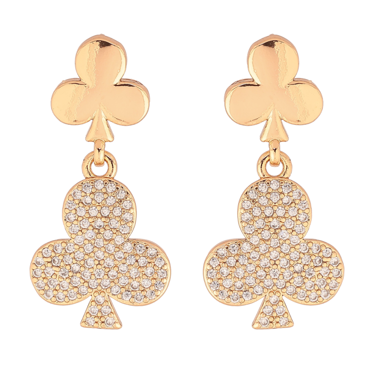 Сережки Xuping Позолота 18K пусети «Трефи» фото №13