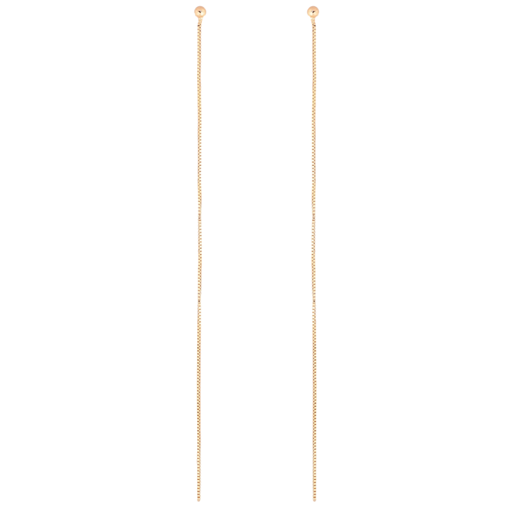 Серьги Xuping Позолота 18K пусеты Длинные подвески из цепочек фото №5