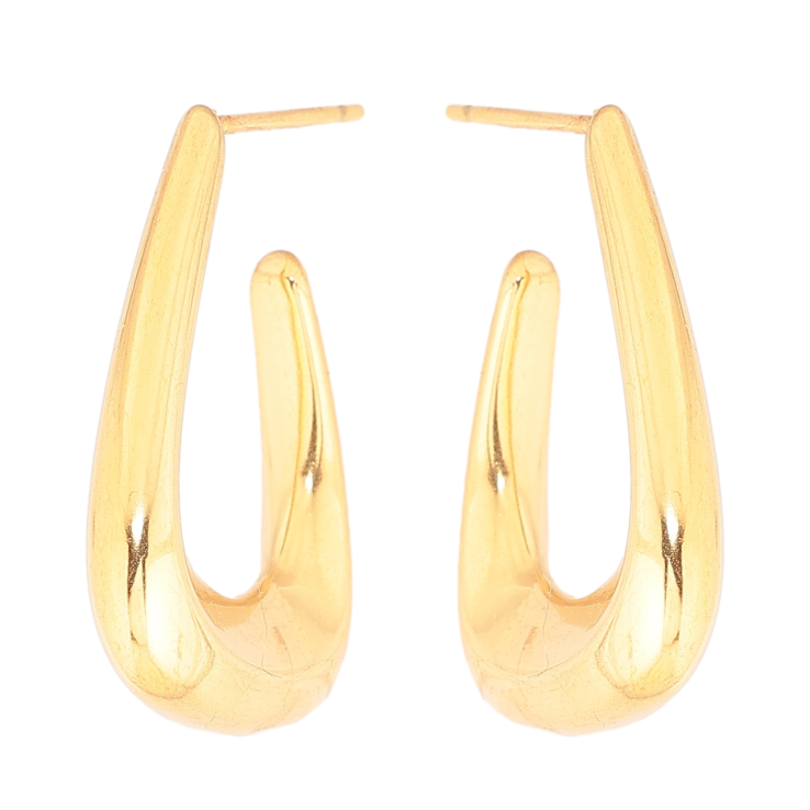 Сережки Xuping Позолота 18K пусети «Декоративні дуги» фото №16