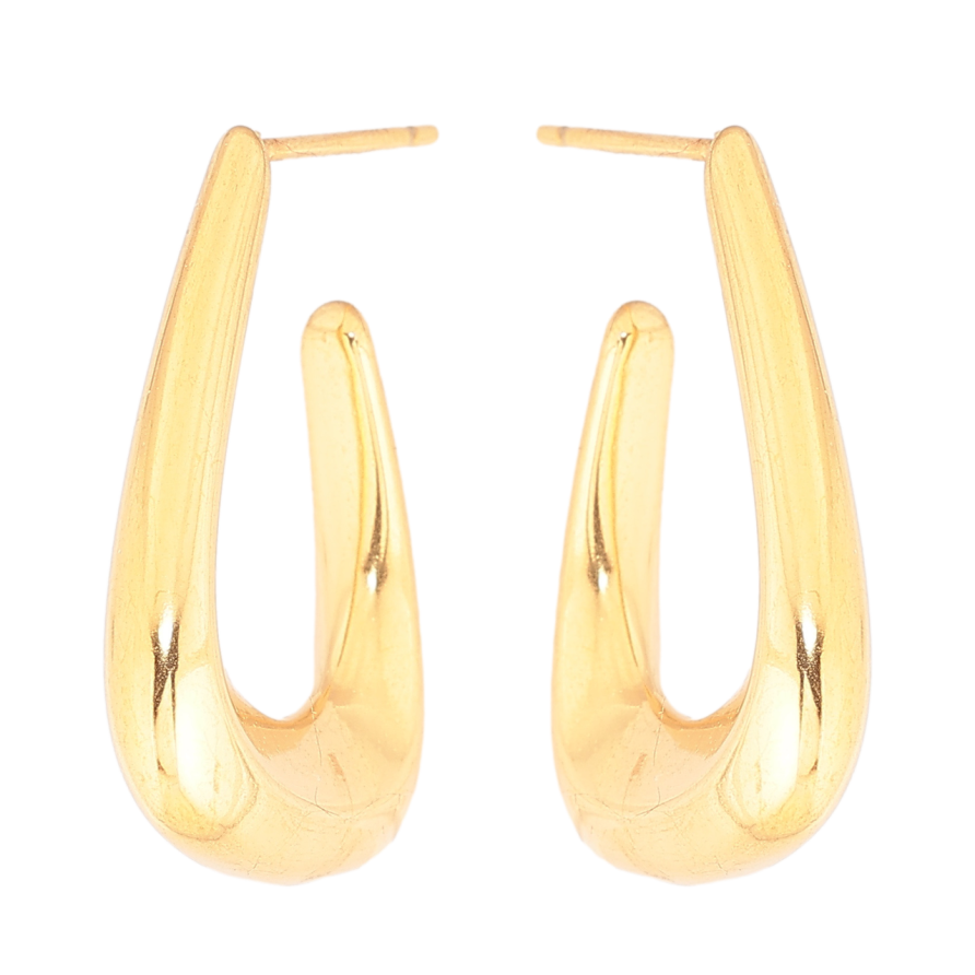 Сережки Xuping Позолота 18K пусети «Декоративні дуги» фото №1