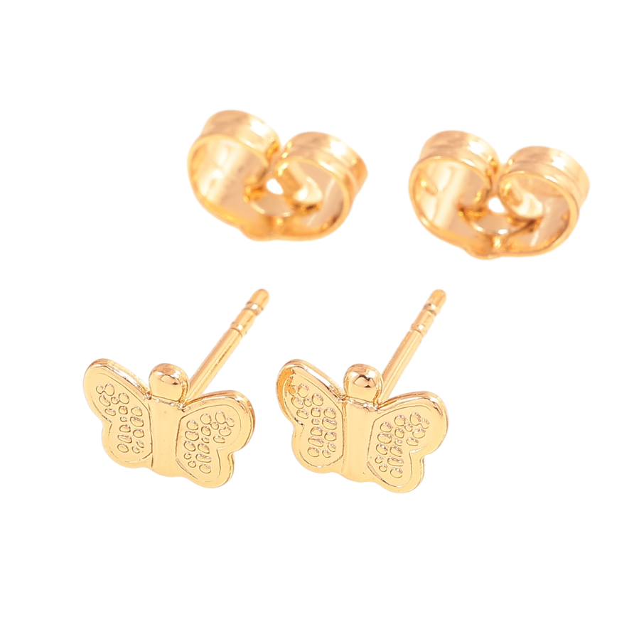 Сережки Xuping Позолота 18K пусети «Метелики» фото №1 Сережки Xuping Позолота 18K пусети «Метелики» фото №1