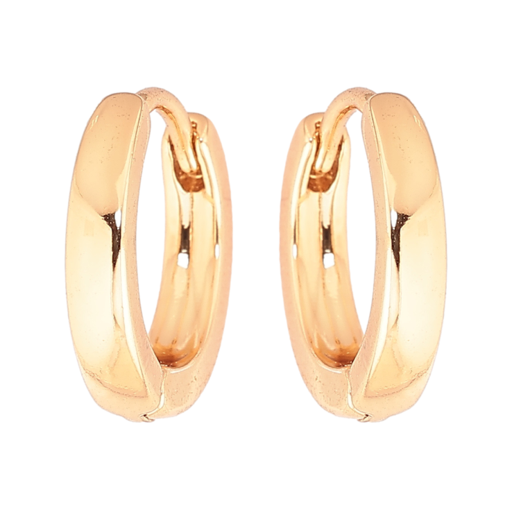 Сережки Xuping Позолота 18K колечка Класика, шир. 3мм ø 16мм фото №14