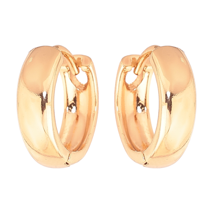 Сережки Xuping Позолота 18K колечка Класика, шир. 4мм ø 14мм фото №22