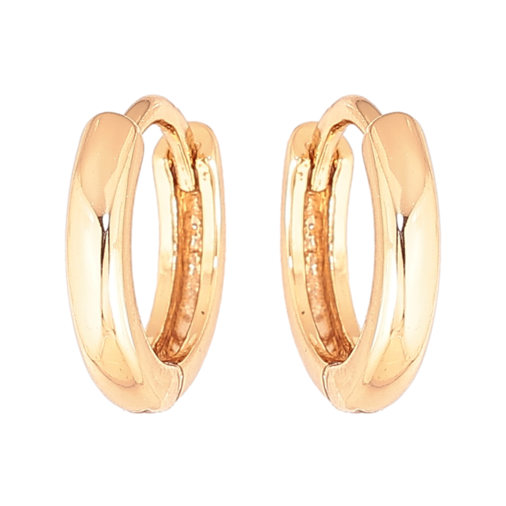 Сережки Xuping Позолота 18K колечка Класика, шир. 2мм ø 11мм фото №21