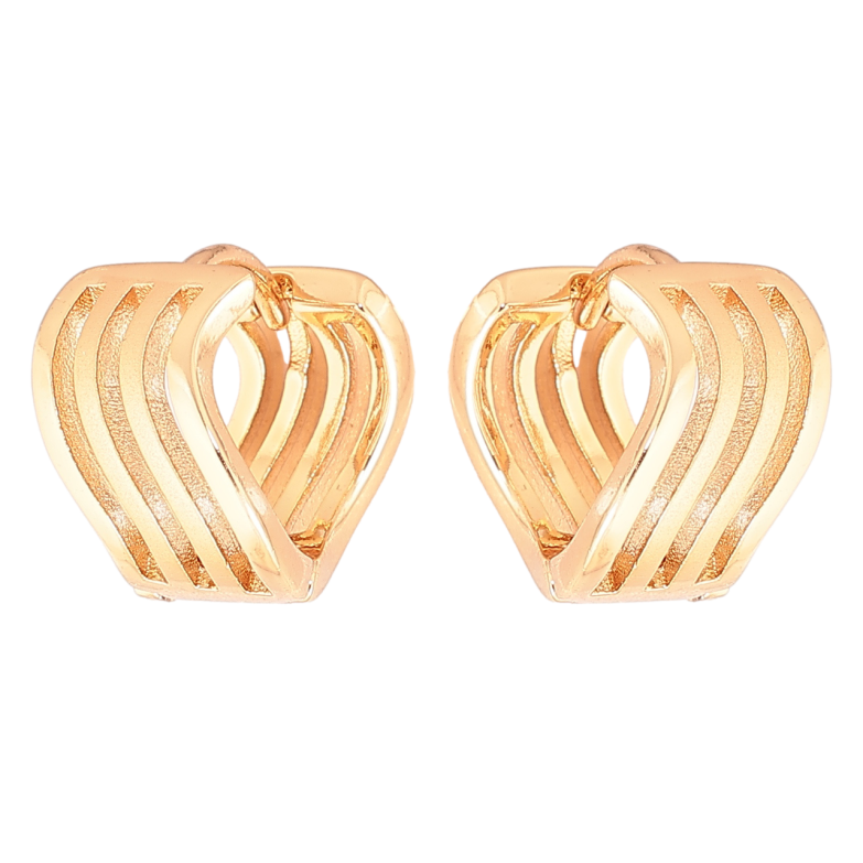 Серьги Xuping Позолота 18K колечки Декоративный узор с напылением фото №1 Серьги Xuping Позолота 18K колечки Декоративный узор с напылением фото №1