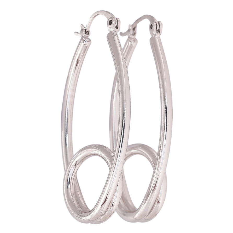 Серьги Xuping цвет Родий замок-булавка Декоративные фото №1