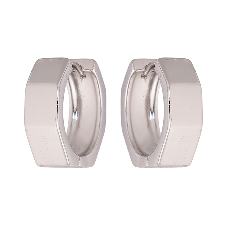 Серьги Xuping цвет Родий колечки Фигурные фото №4 Серьги Xuping цвет Родий колечки Фигурные фото №4