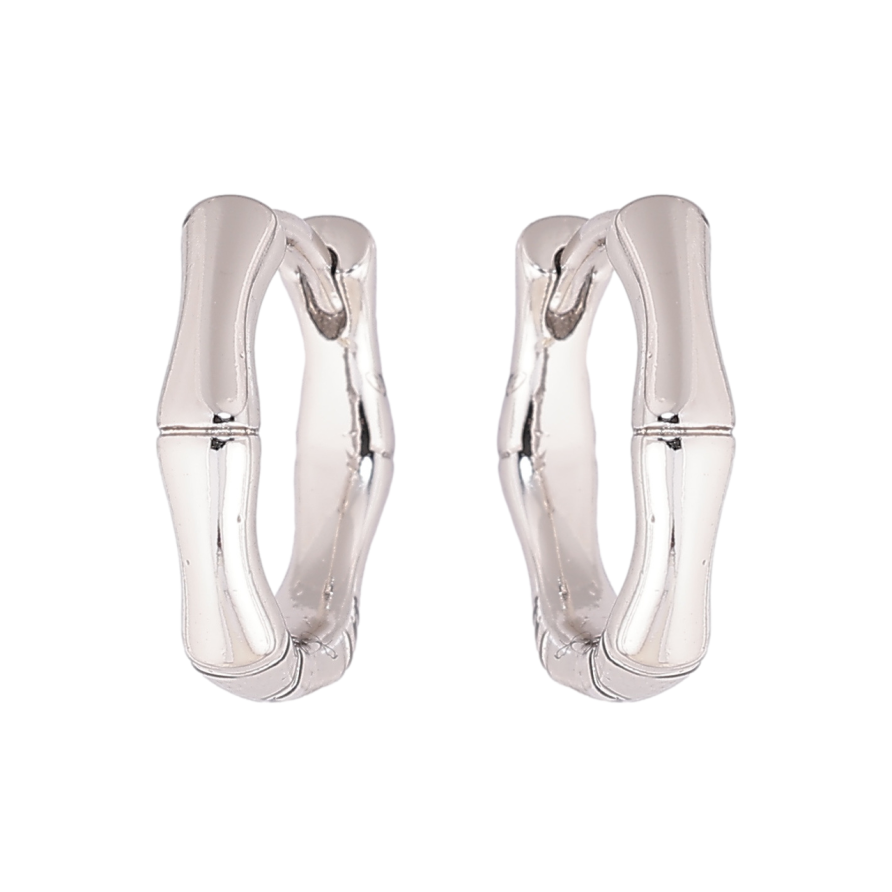 Серьги Xuping цвет Родий колечки Фигурные фото №1