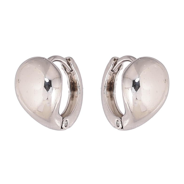 Сережки Xuping колір Родій колечка Декоративні фото №1