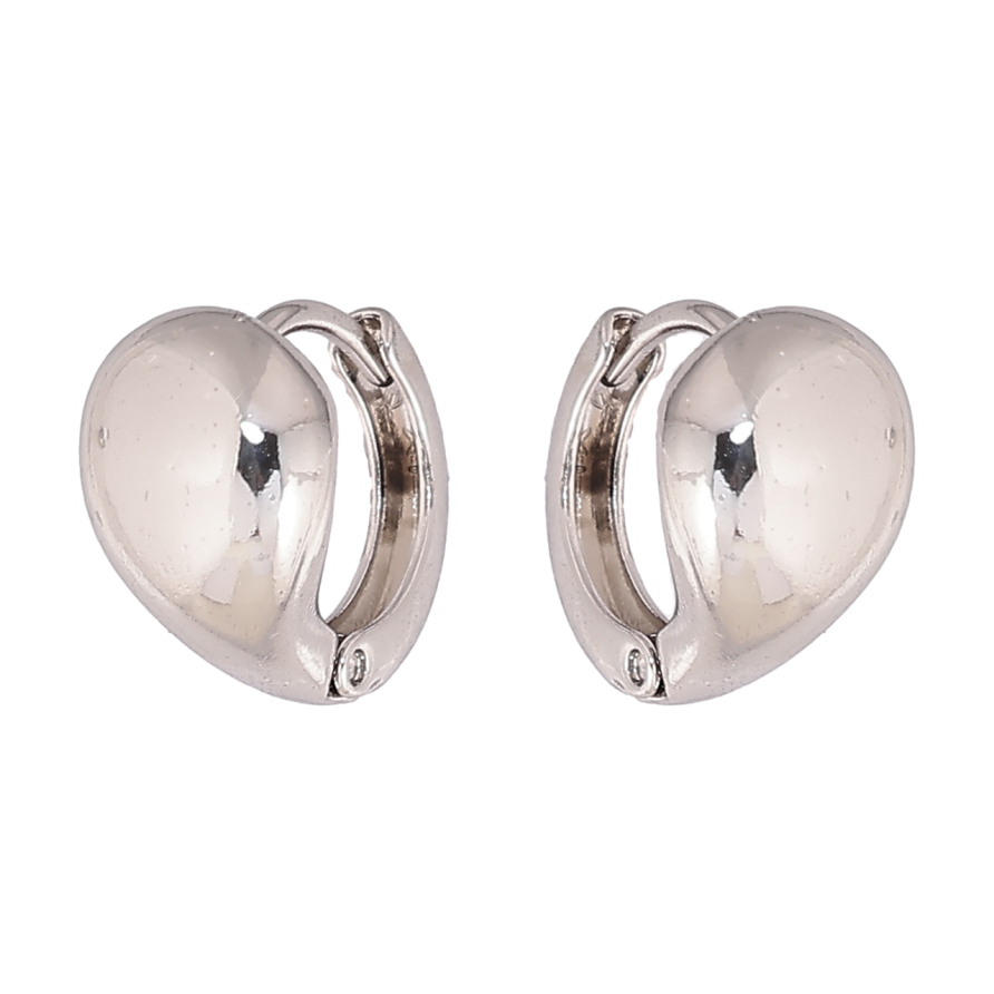 Серьги Xuping цвет Родий колечки Декоративные фото №1