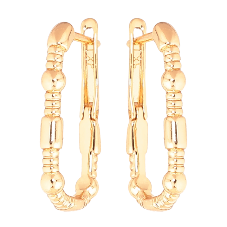 Серьги Xuping цвет Позолота 18K английский замок Декоративный узор фото №1 Серьги Xuping цвет Позолота 18K английский замок Декоративный узор фото №1