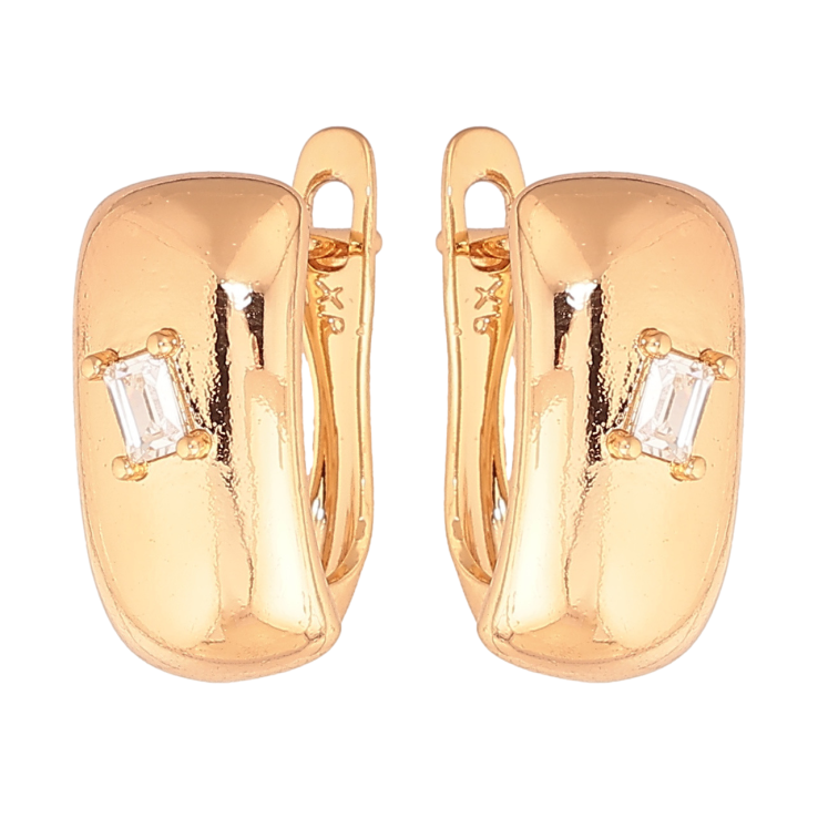 Серьги Xuping цвет Позолота 18K английский замок Узор с кристаллами фото №21 Серьги Xuping цвет Позолота 18K английский замок Узор с кристаллами фото №21