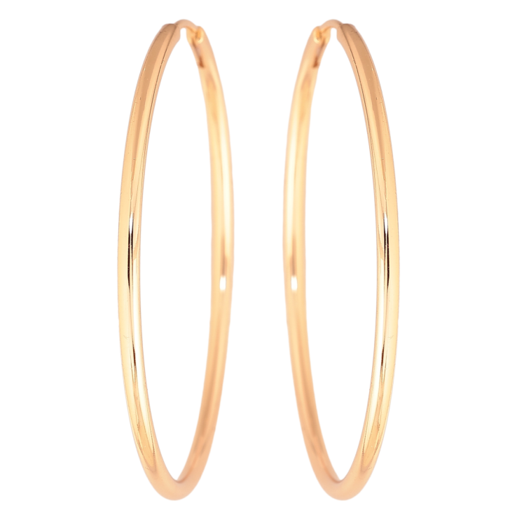 Сережки Xuping колір Позолота 18K кільця (конго) Класика ø 4.8см фото №19