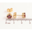 Серьги Xuping Позолота 14K пусеты Темно-красные кристаллы в 6-ти крапановой оправе ø 6мм фото №2 Серьги Xuping Позолота 14K пусеты Темно-красные кристаллы в 6-ти крапановой оправе ø 6мм фото №2