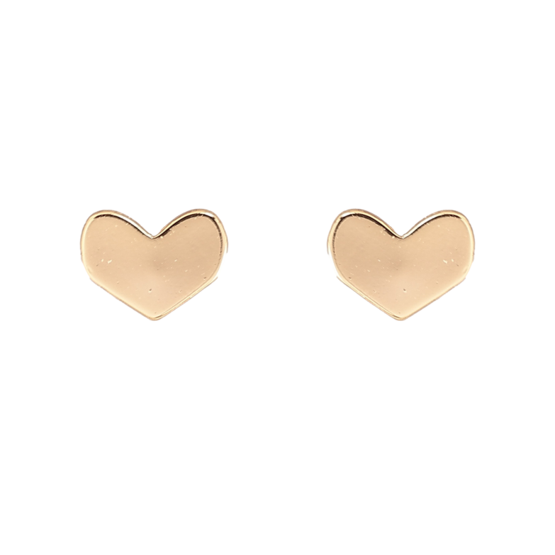 Сережки Xuping колір Позолота 14K пусети Сердечка фото №1