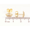 Серьги Xuping цвет Позолота 14K пусеты Корона фото №2