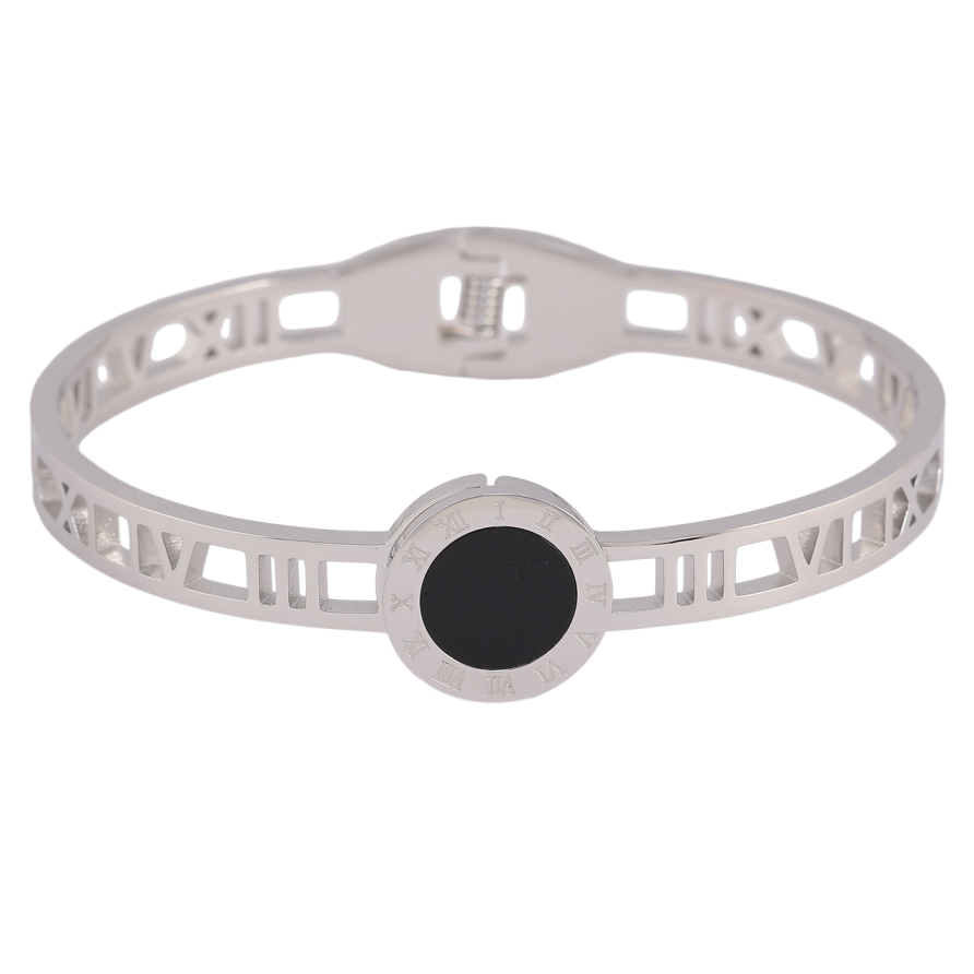 Браслет Xuping ТТМ Stainless Steel цвет Родий Циферблат ø 5.8см фото №1 Браслет Xuping ТТМ Stainless Steel цвет Родий Циферблат ø 5.8см фото №1