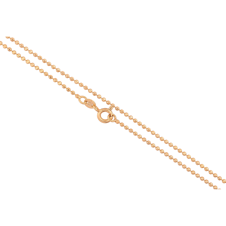 Цепочка Xuping цвет Позолота 18K Плетение Перлина длинна 45см х 1.5мм фото №1