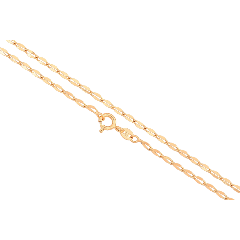 Ланцюжок Xuping колір Позолота 18K Плетіння Панцирне фантазійне довжина 45см х 2мм фото №2