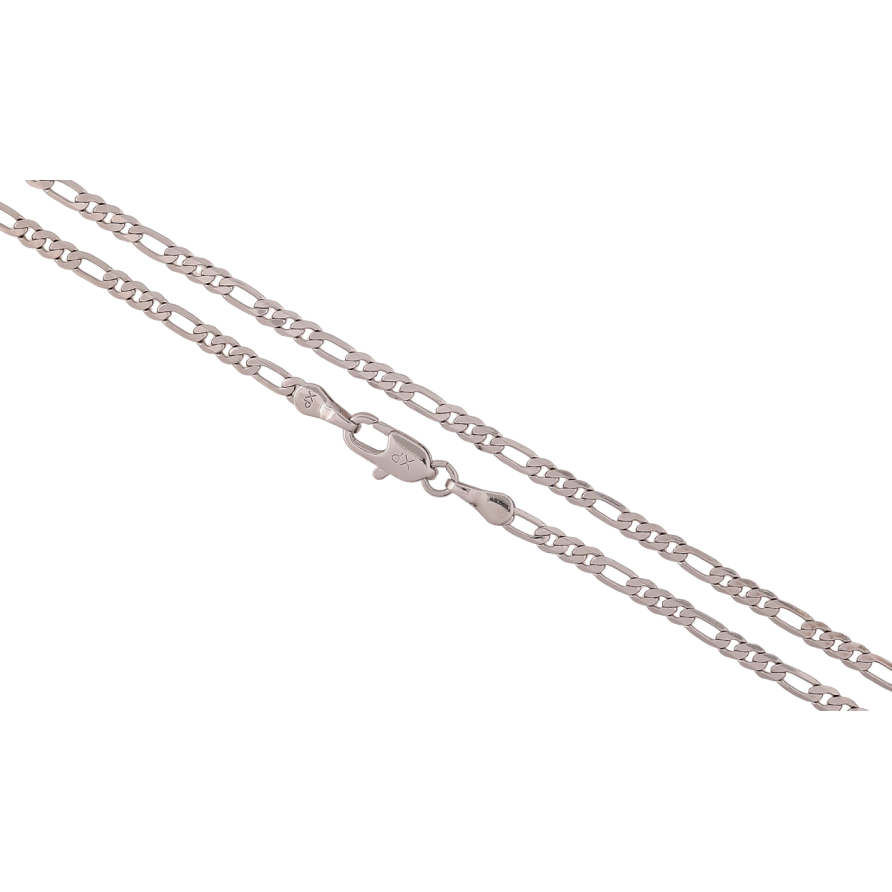 Цепочка Xuping Родий Плетение Фигаро длина 50см х 2.5мм фото №1