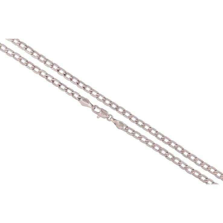 Ланцюжок Xuping Родій Плетіння Панцирне з візерунком довжина 59см х 4мм фото №19