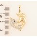 Кулон Xuping Цвет Позолота 14K Влюбленные олени для цепочки до 6мм фото №2