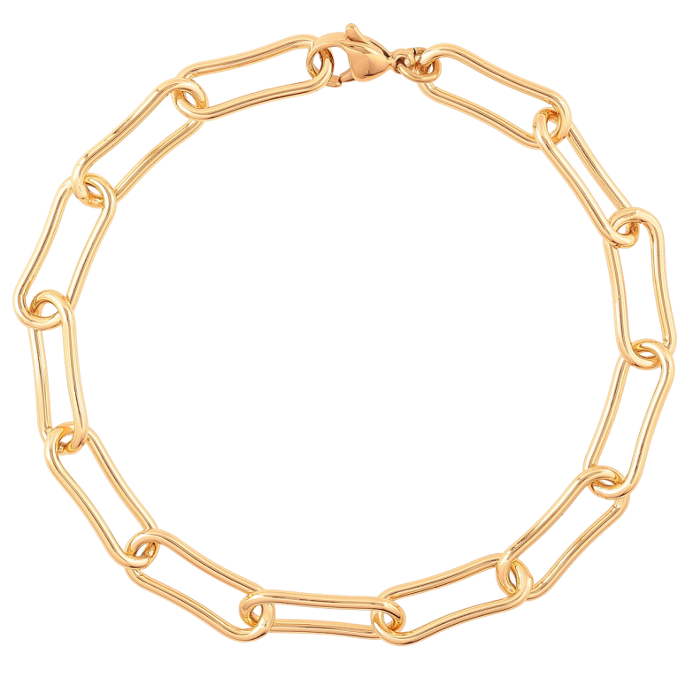 Браслет Xuping Цвет Позолота 18K Цепочка Фантазийная размер 21см х 7мм фото №2 Браслет Xuping Цвет Позолота 18K Цепочка Фантазийная размер 21см х 7мм фото №2