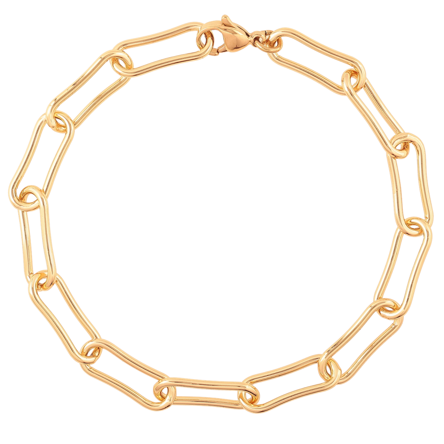 Браслет Xuping Цвет Позолота 18K Цепочка Фантазийная размер 21см х 7мм фото №1 Браслет Xuping Цвет Позолота 18K Цепочка Фантазийная размер 21см х 7мм фото №1