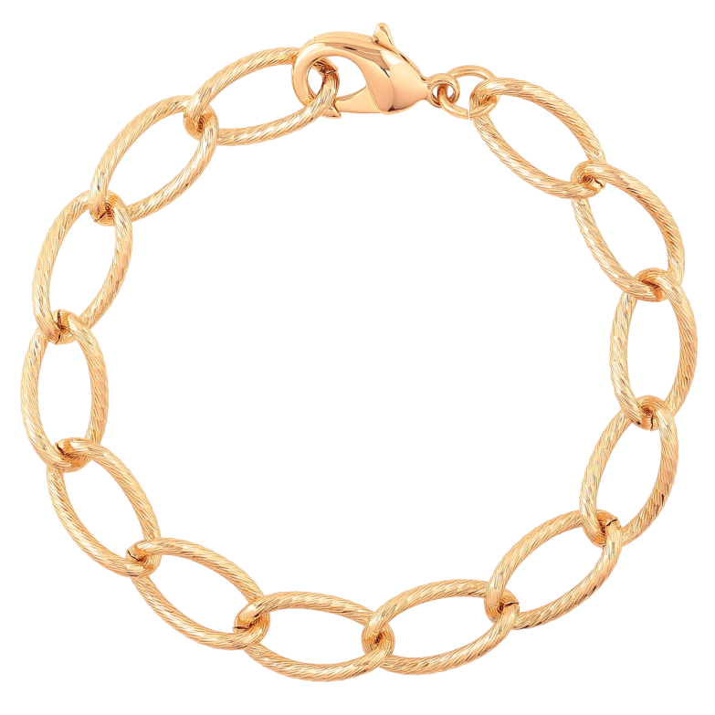 Браслет Xuping Колір Позолота 18K Ланцюжок Фантазійний розмір 21см х 10мм фото №1