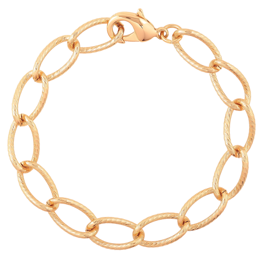 Браслет Xuping Колір Позолота 18K Ланцюжок Фантазійний розмір 21см х 10мм фото №1