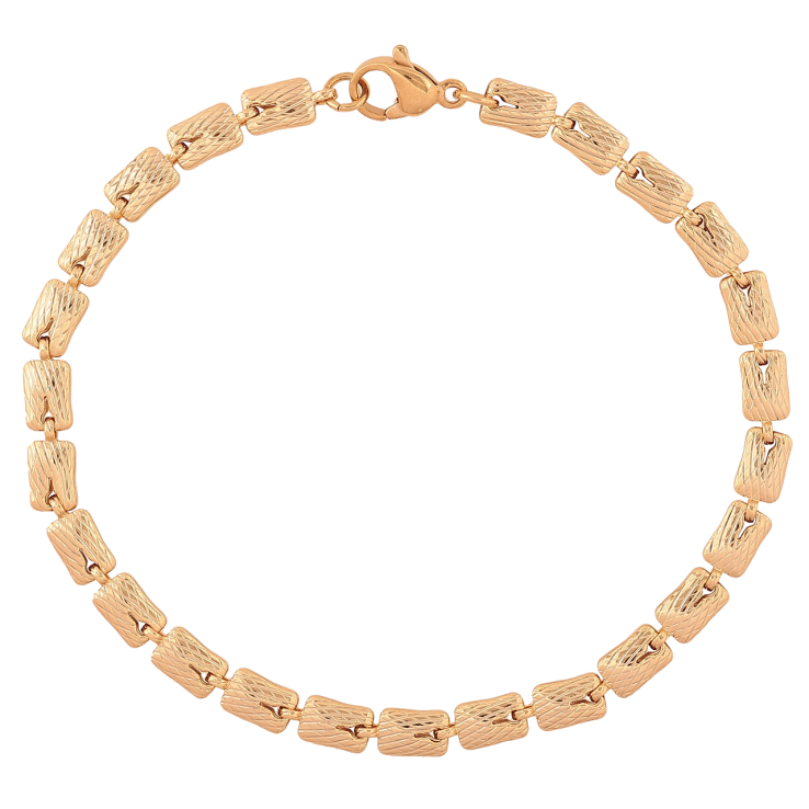 Браслет Xuping Цвет Позолота 18K Цепочка Фантазийная размер 18.5см х 4мм фото №6 Браслет Xuping Цвет Позолота 18K Цепочка Фантазийная размер 18.5см х 4мм фото №6