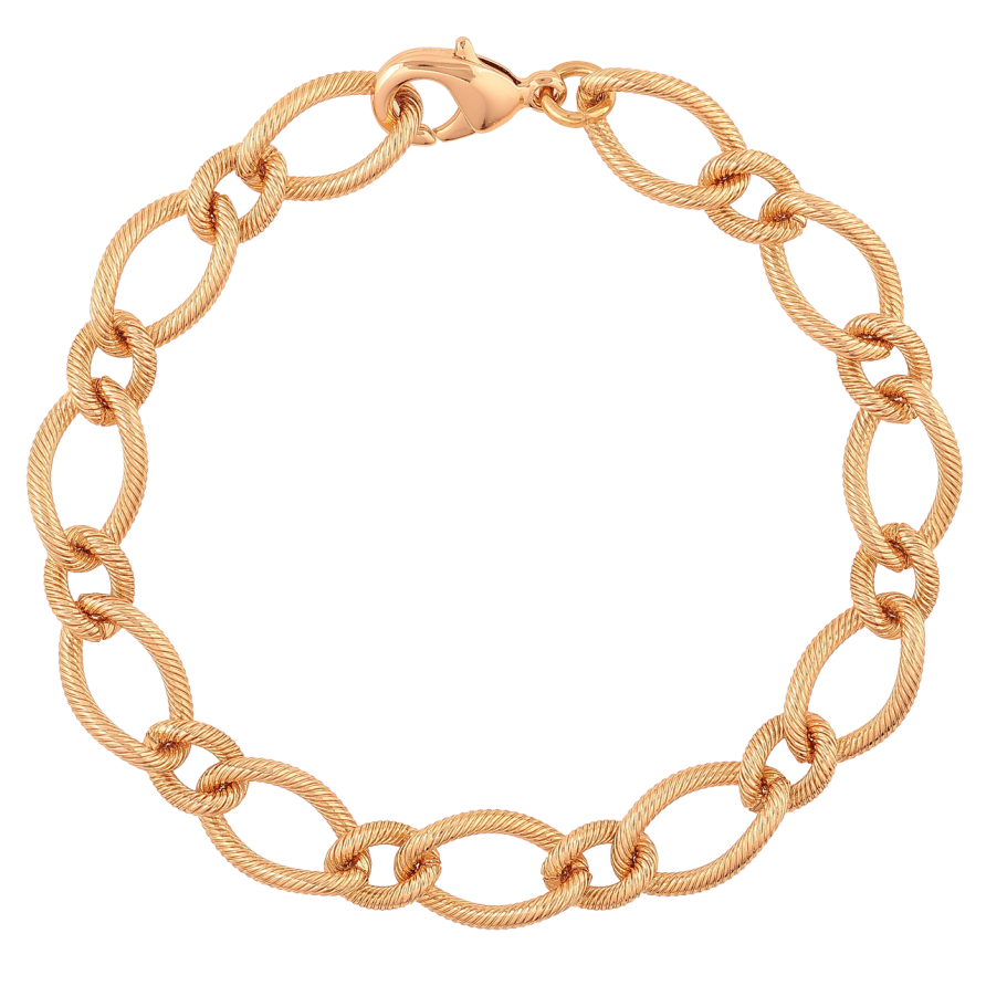 Браслет Xuping Цвет Позолота 18K Цепочка Фантазийная размер 20см х 7-10мм фото №1