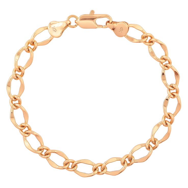 Браслет Xuping Цвет Позолота 18K Цепочка Фантазийная размер 19см х 4-7мм фото №10 Браслет Xuping Цвет Позолота 18K Цепочка Фантазийная размер 19см х 4-7мм фото №10