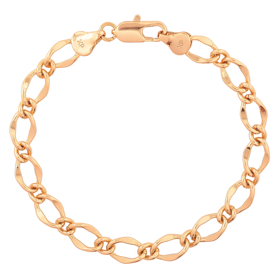 Браслет Xuping Цвет Позолота 18K Цепочка Фантазийная размер 19см х 4-7мм фото №1 Браслет Xuping Цвет Позолота 18K Цепочка Фантазийная размер 19см х 4-7мм фото №1