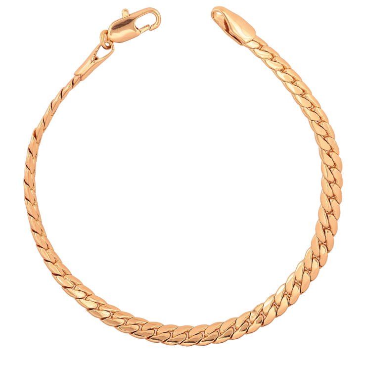 Браслет Xuping Цвет Позолота 18K Цепочка Париджина размер 19см х 5мм фото №7 Браслет Xuping Цвет Позолота 18K Цепочка Париджина размер 19см х 5мм фото №7