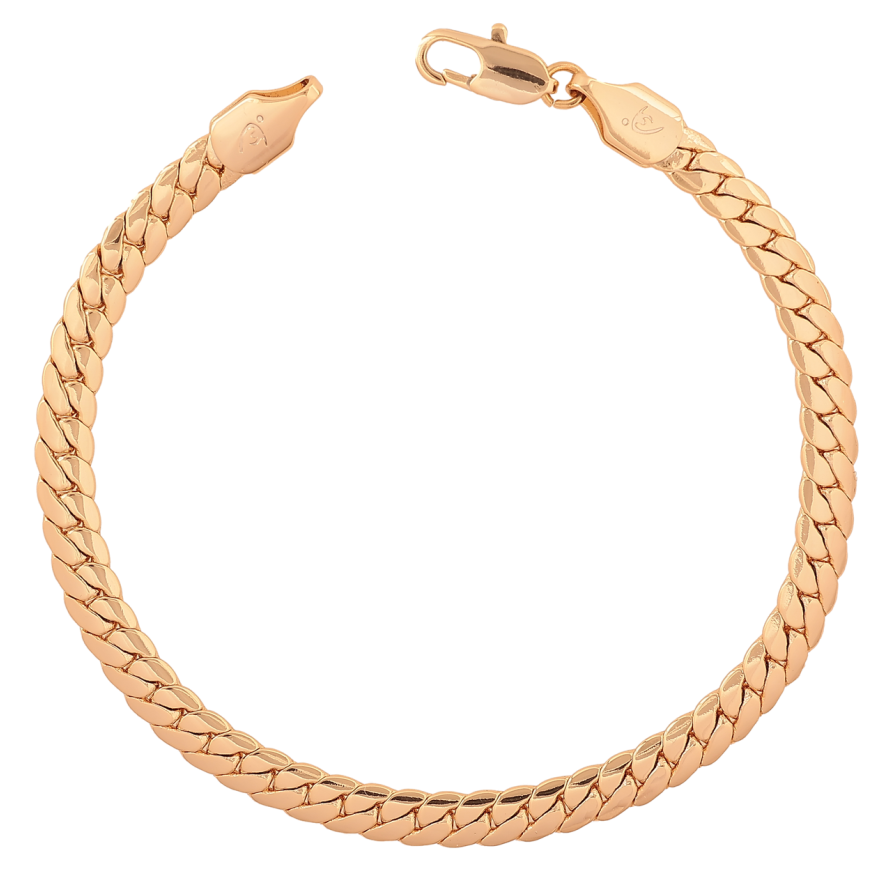 Браслет Xuping Колір Позолота 18K Ланцюжок Паріджина розмір 19см х 5мм фото №1 Браслет Xuping Колір Позолота 18K Ланцюжок Паріджина розмір 19см х 5мм фото №1