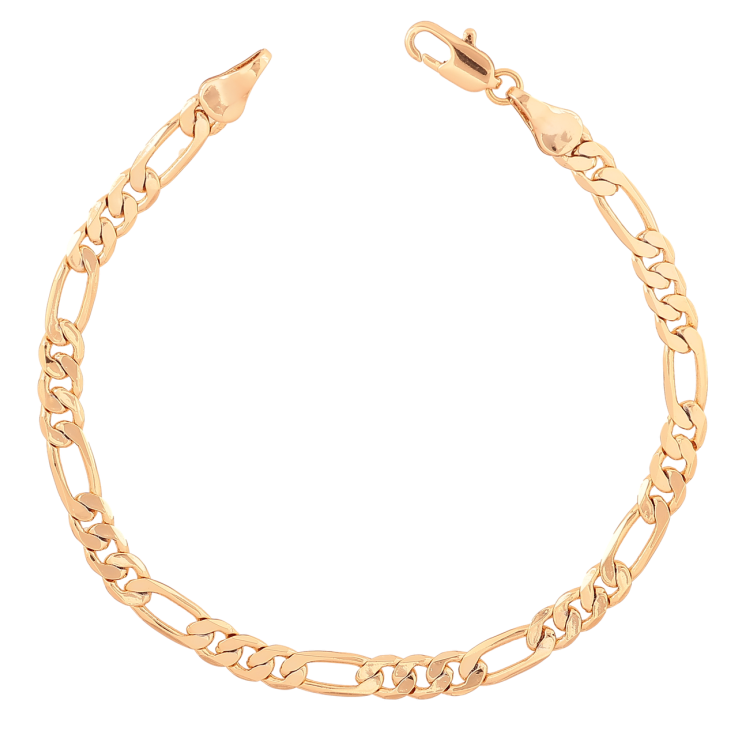 Браслет Xuping Цвет Позолота 18K Цепочка Фигаро размер 17.5см х 4мм фото №25 Браслет Xuping Цвет Позолота 18K Цепочка Фигаро размер 17.5см х 4мм фото №25