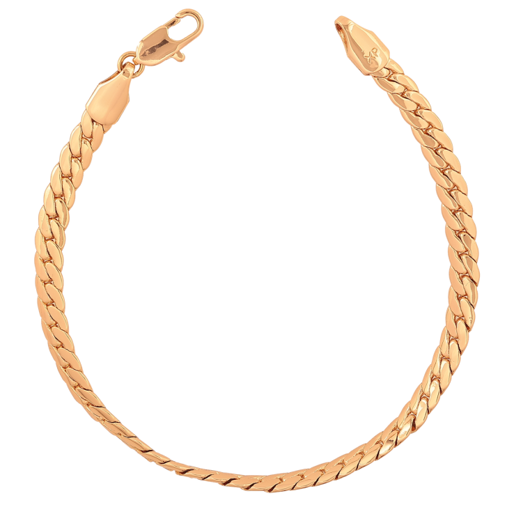 Браслет Xuping Цвет Позолота 18K Цепочка Париджина размер 19см х 5мм фото №14 Браслет Xuping Цвет Позолота 18K Цепочка Париджина размер 19см х 5мм фото №14