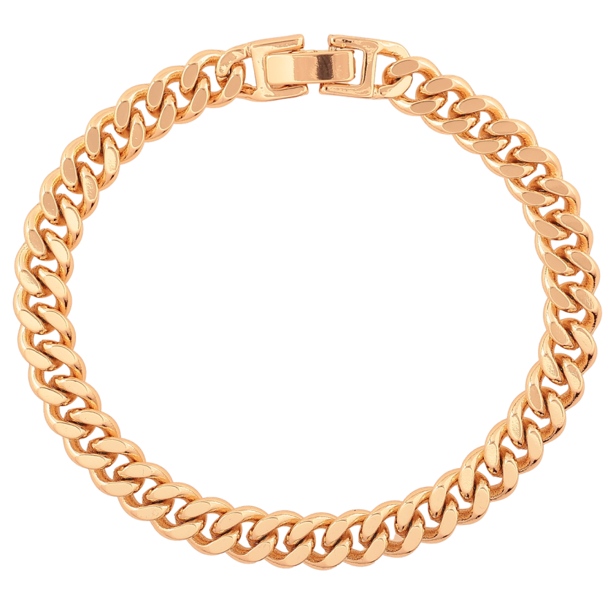 Браслет Xuping Цвет Позолота 18K Цепочка Панцирная размер 19см х 7мм фото №1 Браслет Xuping Цвет Позолота 18K Цепочка Панцирная размер 19см х 7мм фото №1