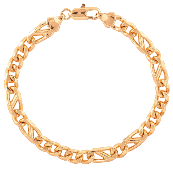 Браслет Xuping Цвет Позолота 18K Цепочка Комбинированная размер 20.5см х 6-7мм фото №17 Браслет Xuping Цвет Позолота 18K Цепочка Комбинированная размер 20.5см х 6-7мм фото №17