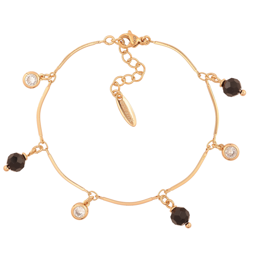 Браслет Xuping Цвет Позолота 18K Цепочка с подвесками размер с доп. цепочкой 17-20см х 1мм фото №1 Браслет Xuping Цвет Позолота 18K Цепочка с подвесками размер с доп. цепочкой 17-20см х 1мм фото №1