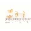 Сережки Xuping Колір Позолота 18K пусети Листочки фото №2