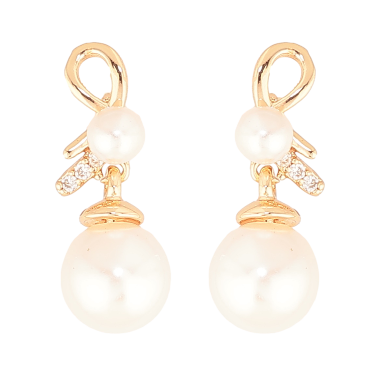 Серьги Xuping Цвет Позолота 18K пусеты Жемчужные подвески фото №1 Серьги Xuping Цвет Позолота 18K пусеты Жемчужные подвески фото №1