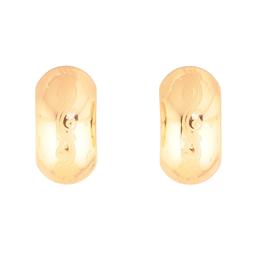 Серьги Xuping Цвет Позолота 18K пусеты Узор напылением фото №1