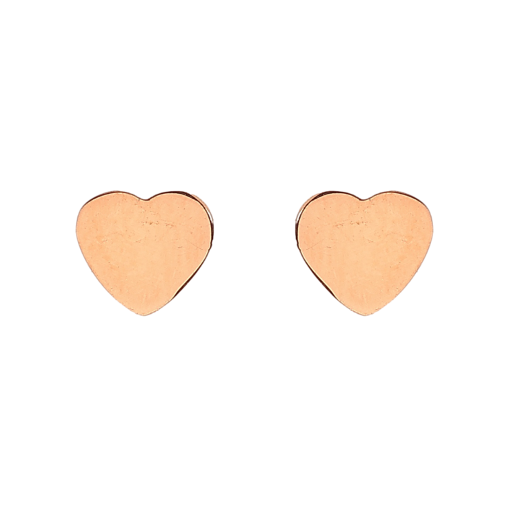 Серьги Нержавеющая сталь пусеты Сердечки фото №24