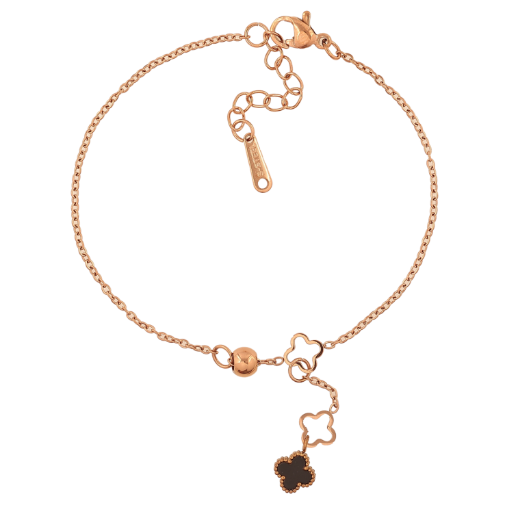 Браслеты Нержавеющая сталь Подвеска клевер с бусинами размер с доп.цепочкой 17,5-21 см х 1-7 мм фото №24 Браслеты Нержавеющая сталь Подвеска клевер с бусинами размер с доп.цепочкой 17,5-21 см х 1-7 мм фото №24