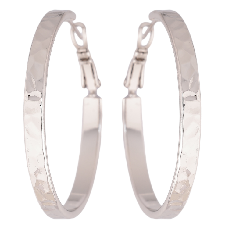 Серьги Xuping цвет Родий кольца (конго) Декоративный узор ø 4см фото №25 Серьги Xuping цвет Родий кольца (конго) Декоративный узор ø 4см фото №25